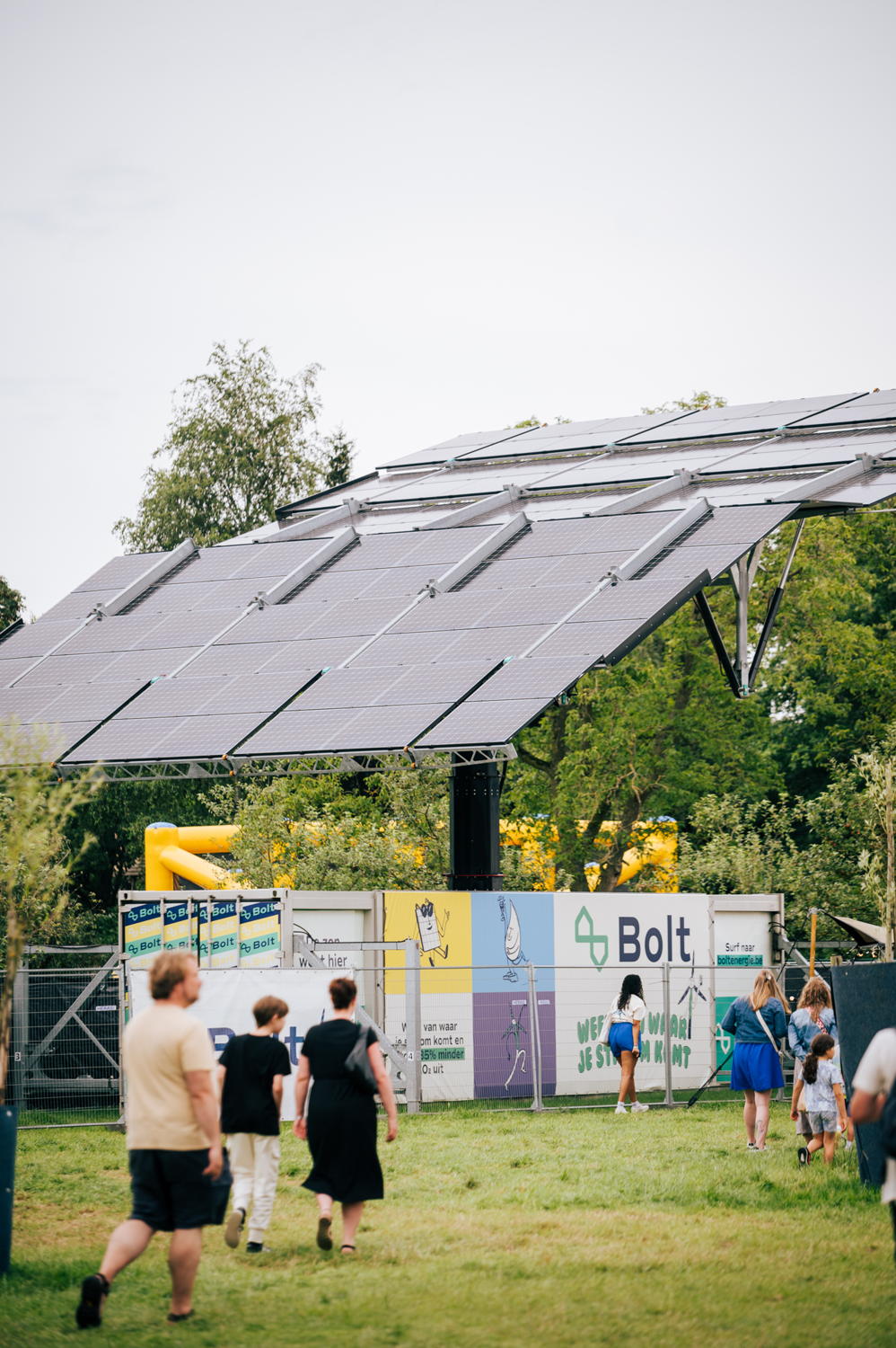 De zonne-installatie op Sfinks ©Illias Teirlinck