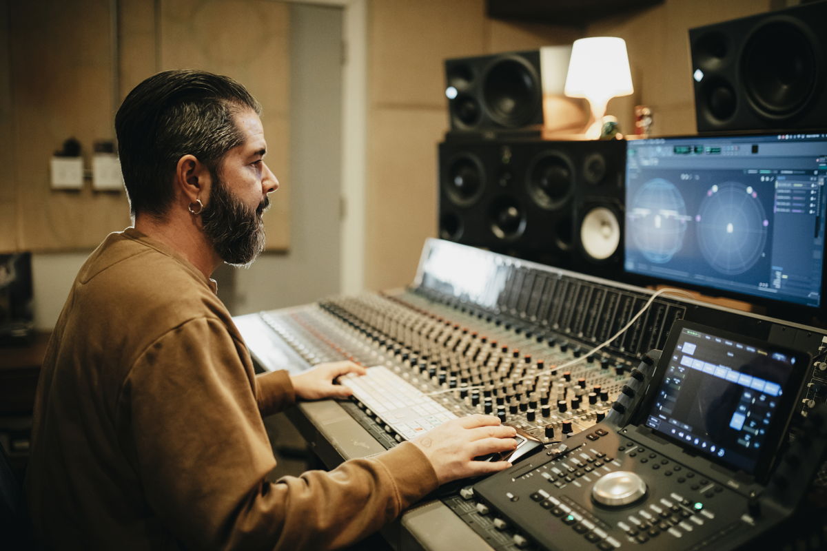 Producer and mixer Dylan Ely founded Portia Street Studios in 2017. The studio recently upgraded its main control room with an 11 speaker Neumann KH series monitor system (Photo credit: Michelle Shiers)
