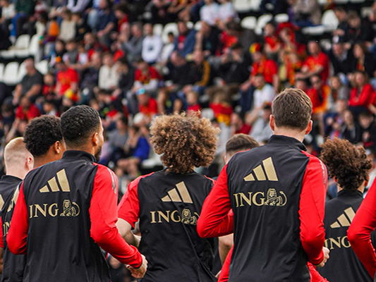 Open training van de Rode Duivels helemaal volzet