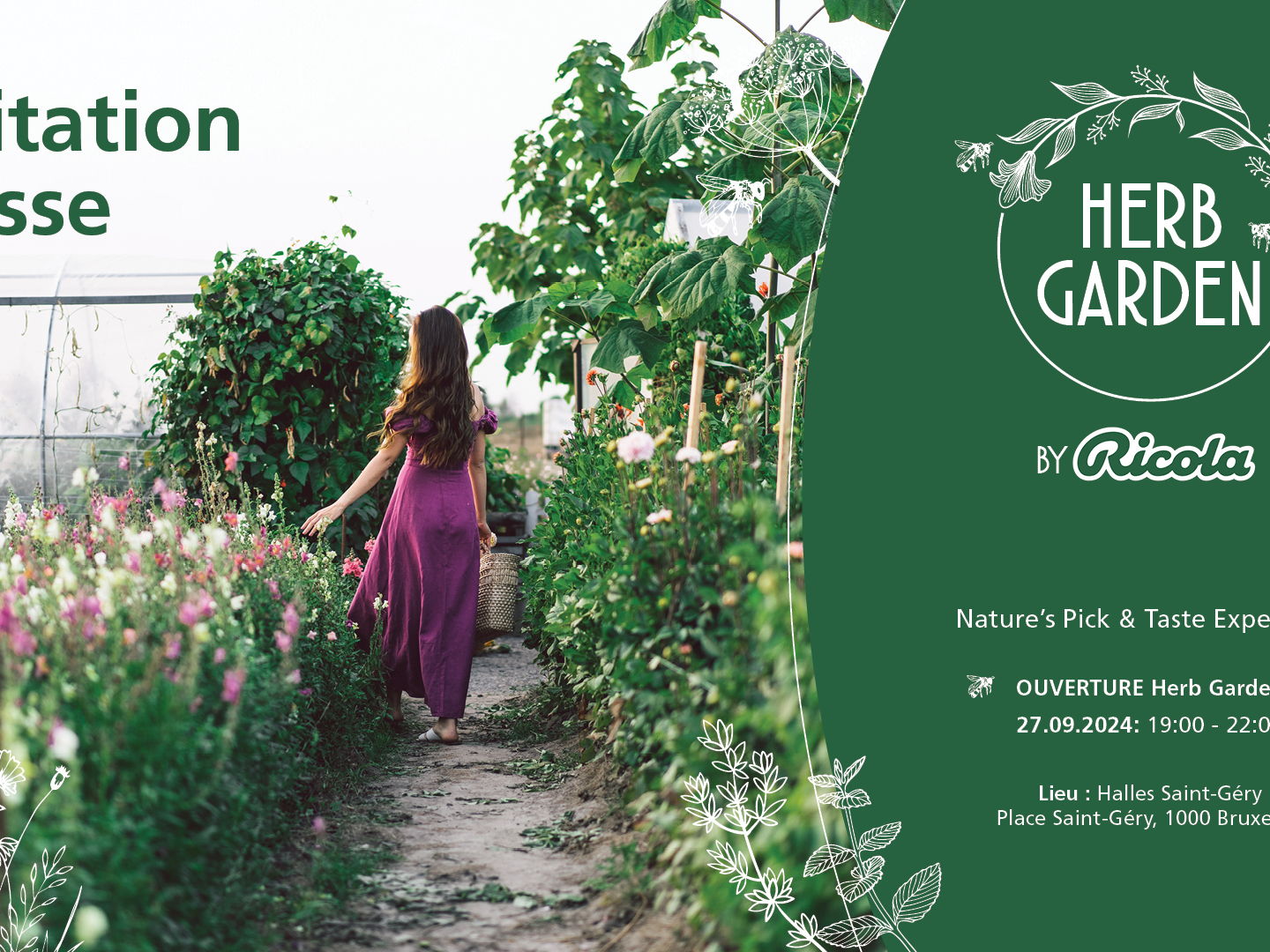 Ricola inaugure son Herb Garden : un jardin de cueillette éphémères et une fabrique de savons