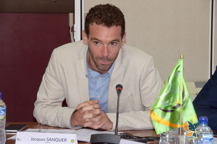 Jacques Sanquer, winner of 30 Under 30 from Martinique. © Collectivity of Martinique.
