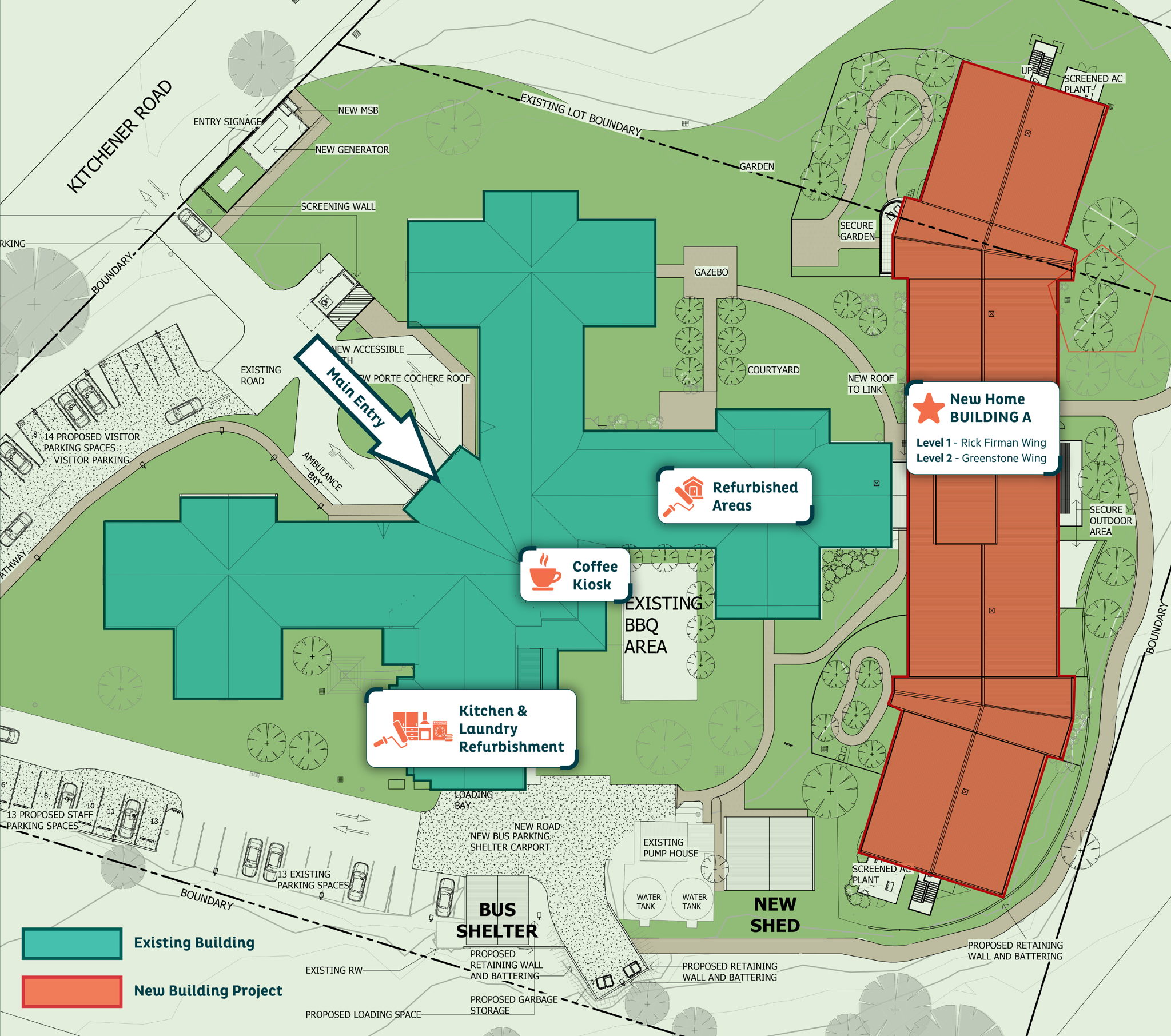 Whiddon Temora Redevelopment Building Plan - Source: Whiddon ​
