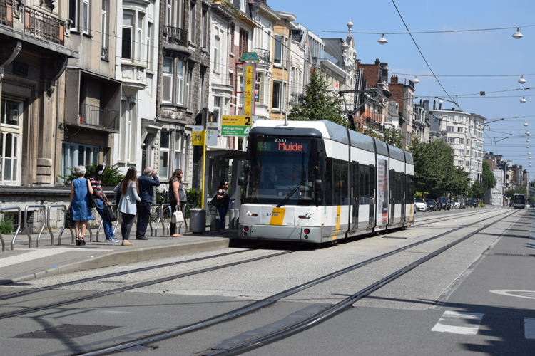 Gent Sint-Pietersstation - Hermelijn op lijn 4