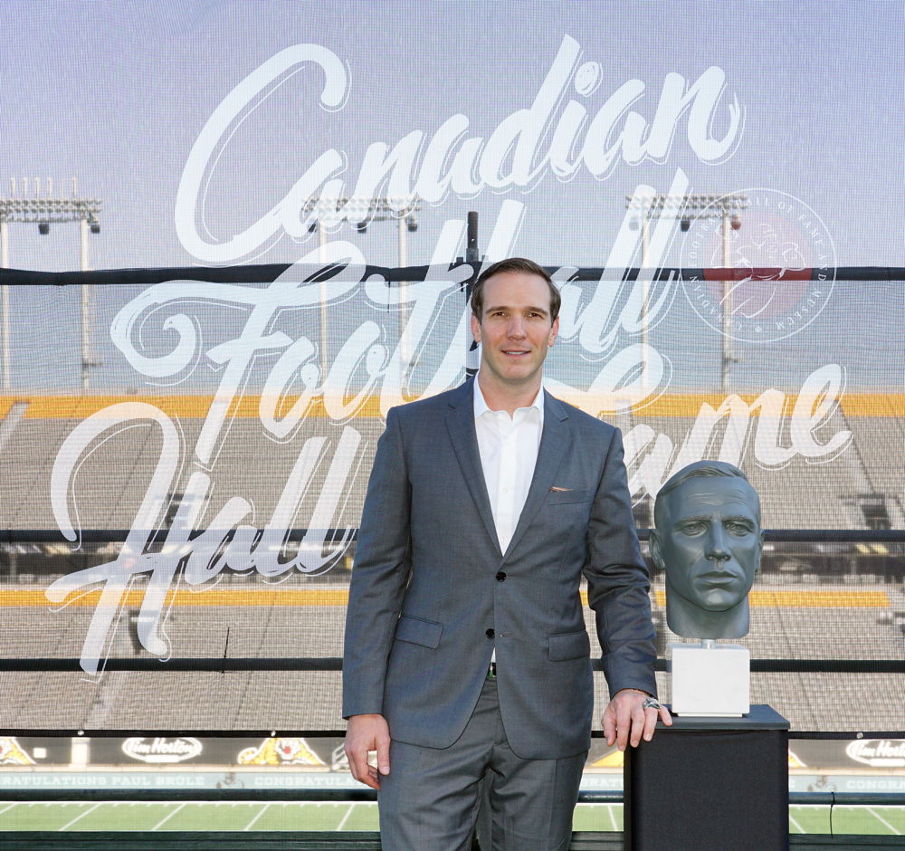 Brent Johnson, membre de la cuvée 2018 du Temple de la renommée du football canadien. Crédit: Harry Preiss/LCF.ca