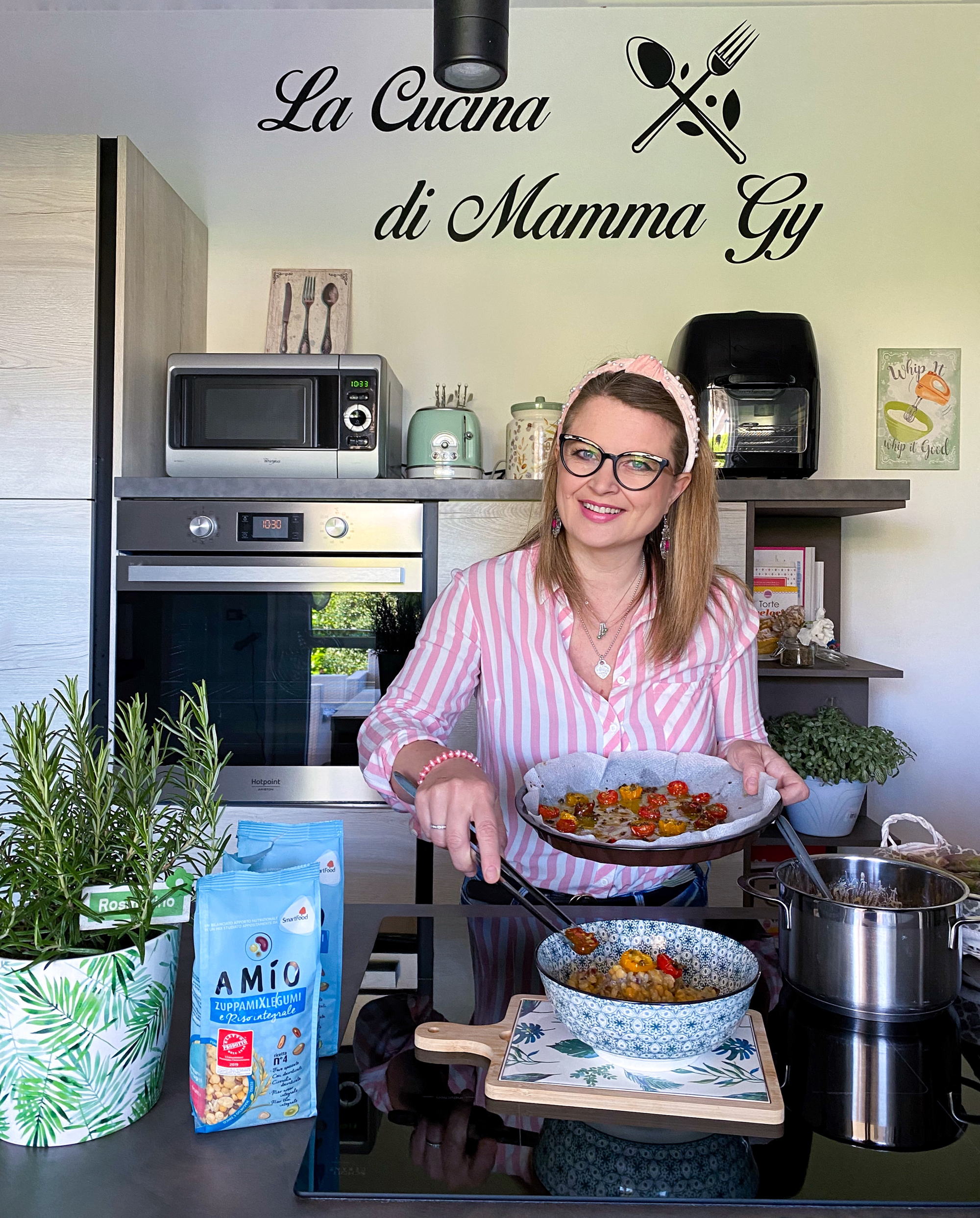 Mamma Gy e la ricetta con ZuppamiXlegumi e riso integrale 