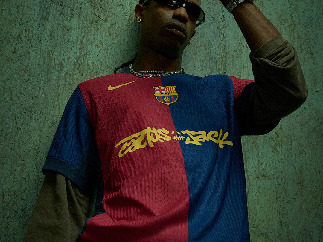 SPOTIFY EN FC BARCELONA STRIKKEN TRAVIS SCOTT VOOR EL CLÁSICO-OVERNAME