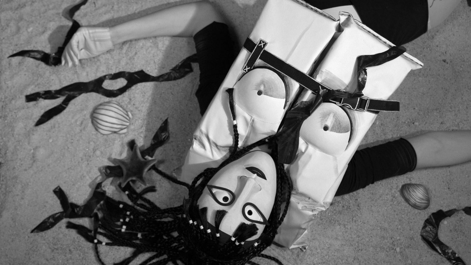 Mary Reid Kelley with Patrick Kelley. The Thong of Dionysus, 2015. High Definition Video (B&W, sound), 9:27 min.
