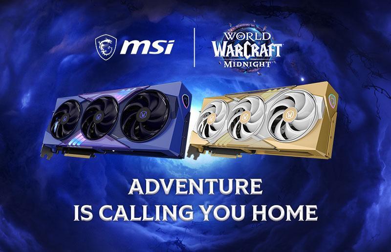 MSI und Blizzard Entertainment präsentieren die limitierte NVIDIA® GeForce RTX™ 5070 World of Warcraft®: Midnight Special Edition