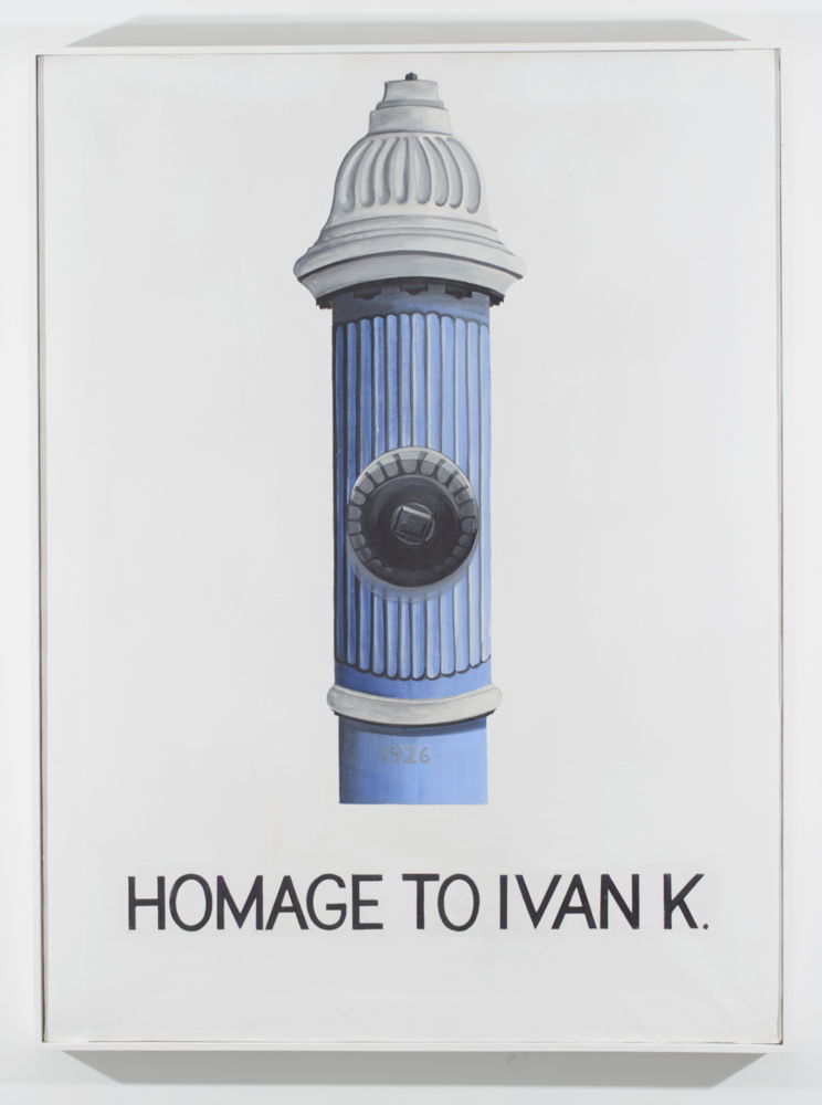 ‘Homage to Ivan K.’, Vern Blosum 1963. Courtesy of the estate of Vern Blosum and Maxwell Graham Gallery, New York.