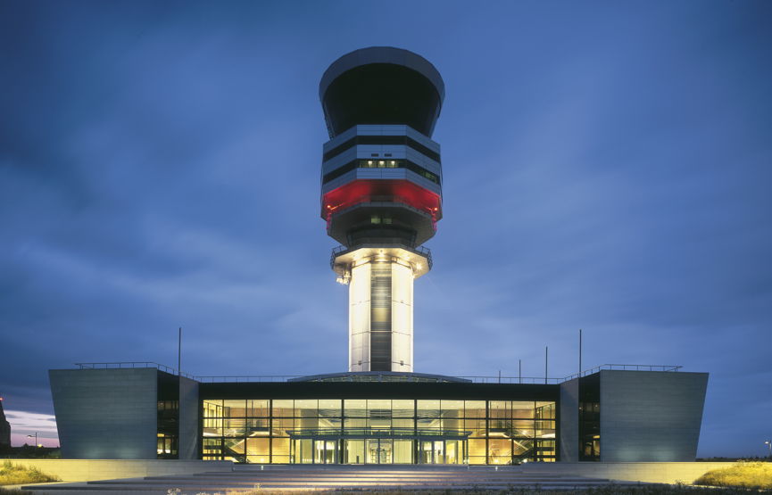 skeyes control tower at Brussels Airport