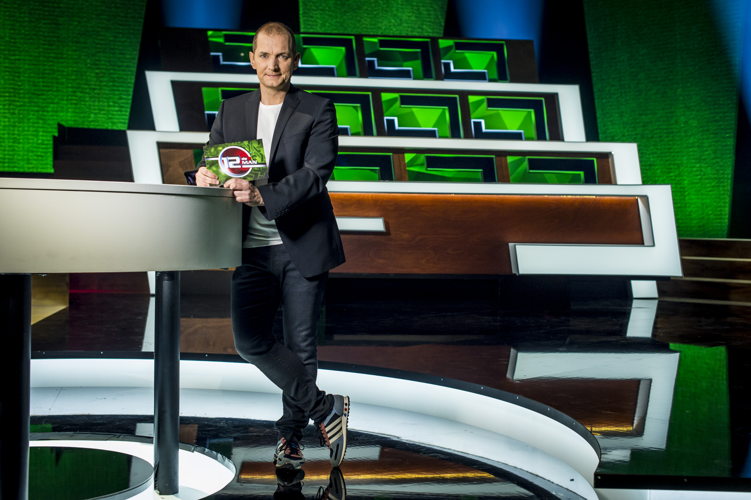 Karl Vannieuwkerke in de De 12de man (c) VRT
