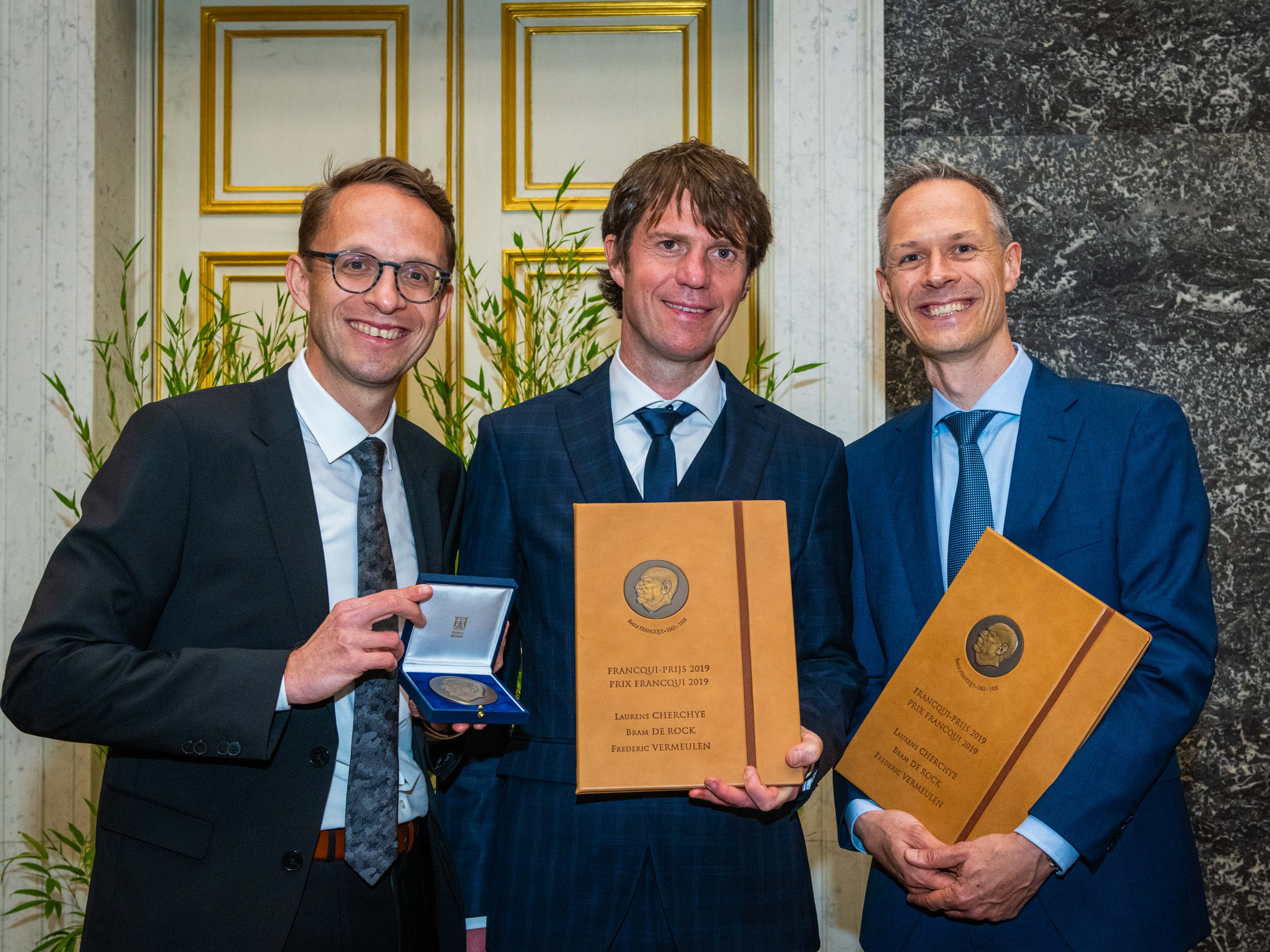 Drie economen ontvangen de Francqui-Prijs 2019 uit de handen van Zijne Majesteit de Koning