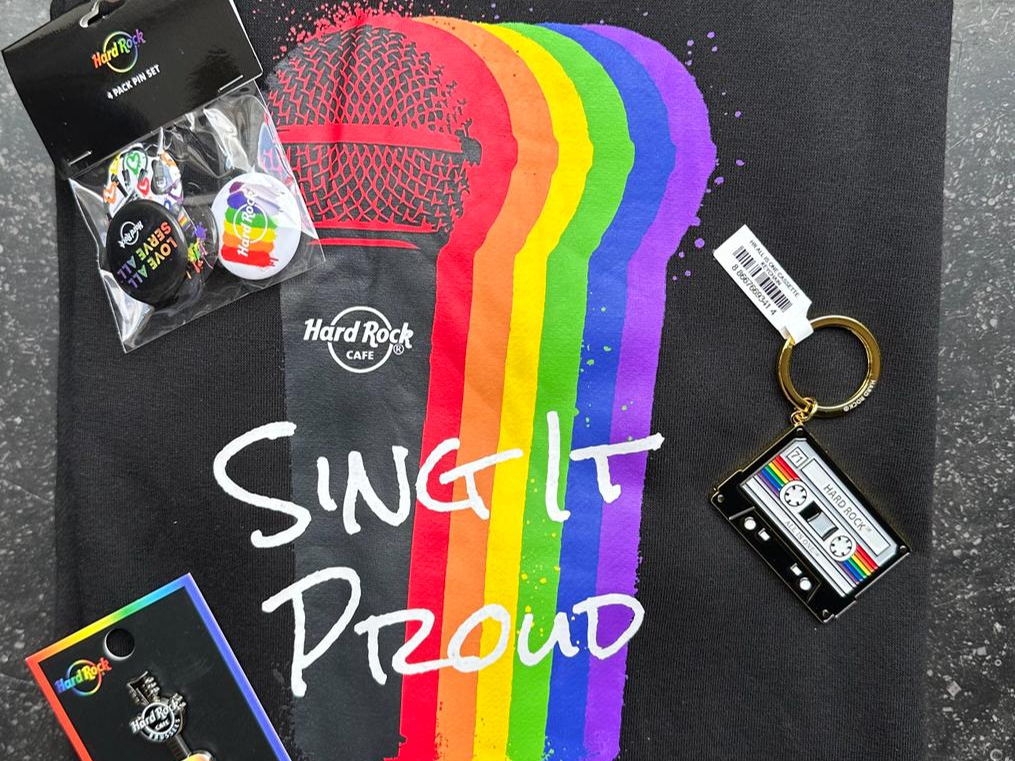 Hard Rock Cafe® Brussel steunt de Pride Month met speciale merchandise
