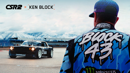 Preview: CSR Racing 2 : Zynga annonce un partenariat de plusieurs années avec l’icône du rallye Ken Block