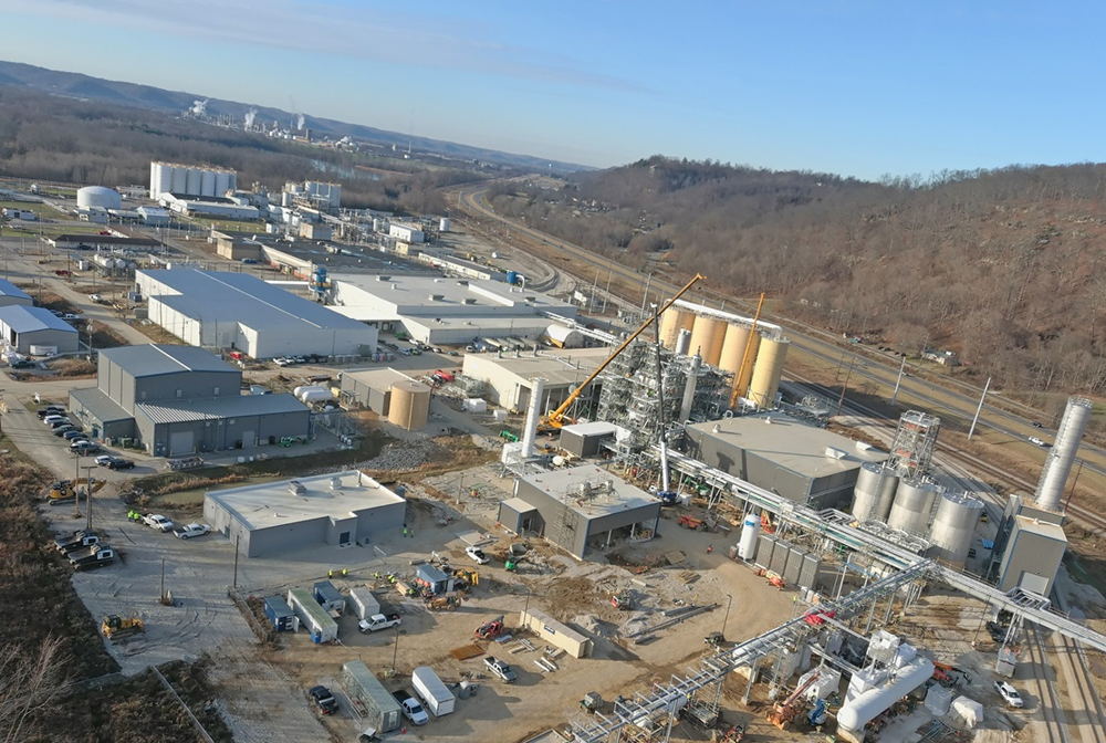 Aerial view of PureCycle's flagship purification facility in Ironton -© PureCycle Technologies