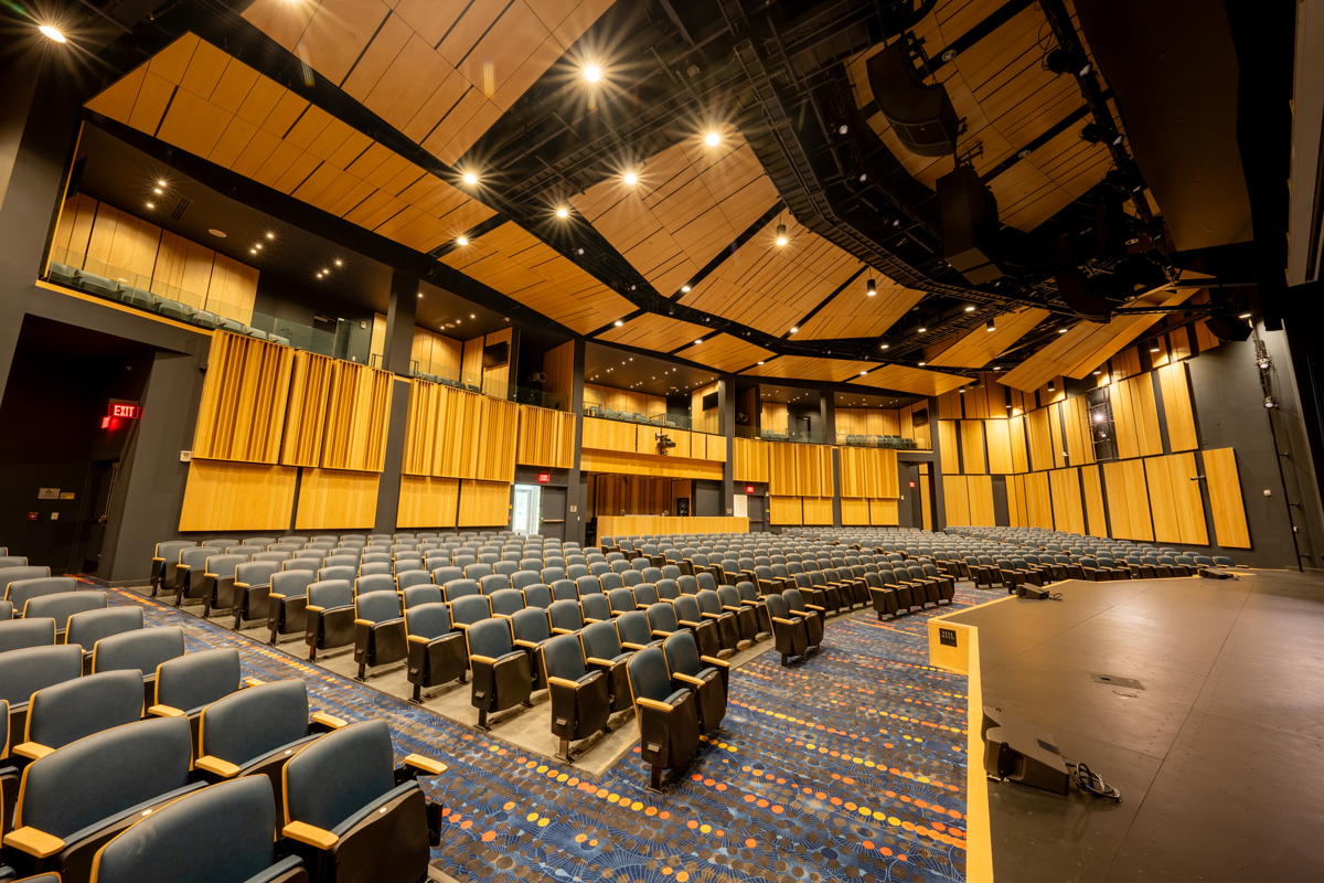 View of theater from stage right