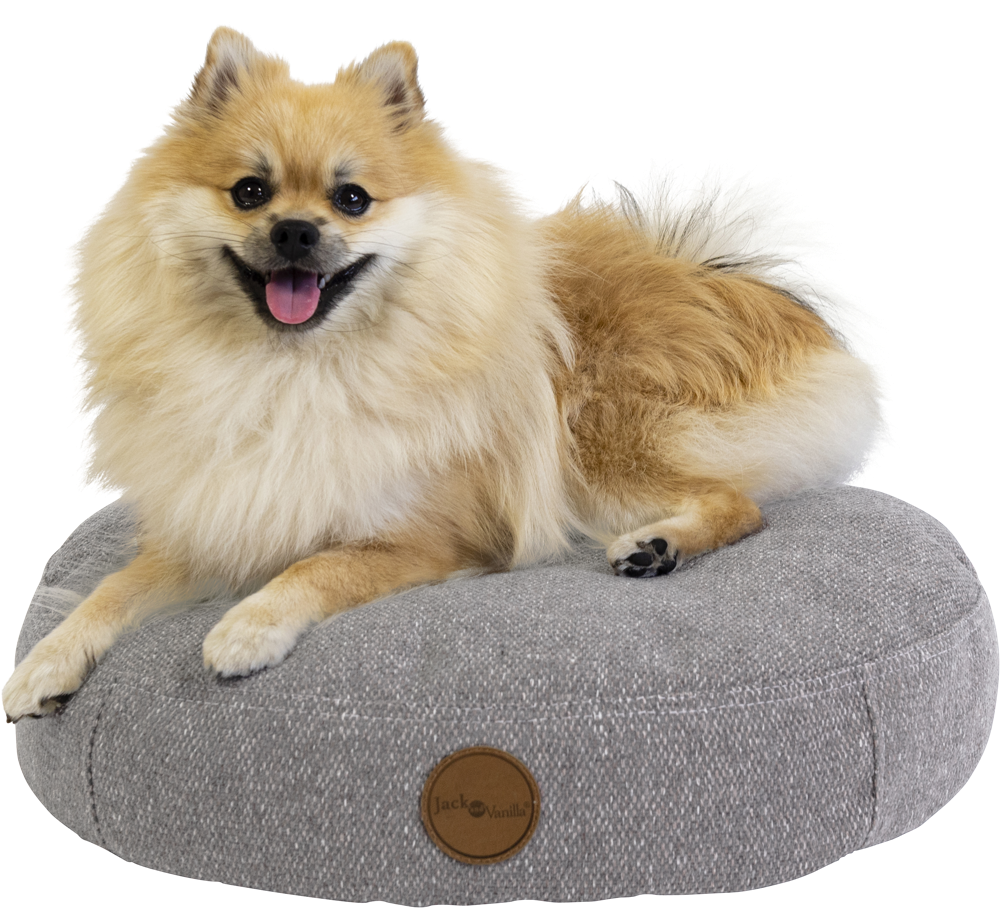 Hampton coussin rond light grey
