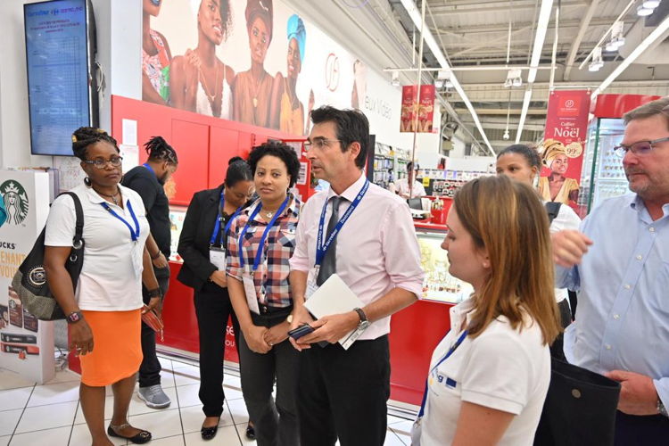 Meeting with Heads of major supermarkets in Guadeloupe. © Bruno Michaux Vignes. 