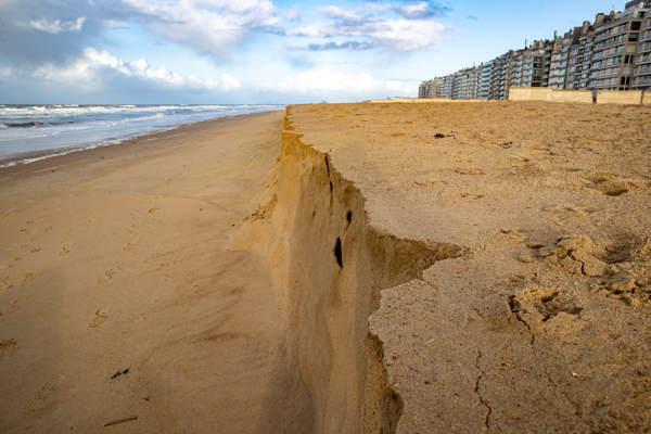 Die flämische Regierung will die Küste vor einem Anstieg des Meeresspiegels um drei Meter schützen