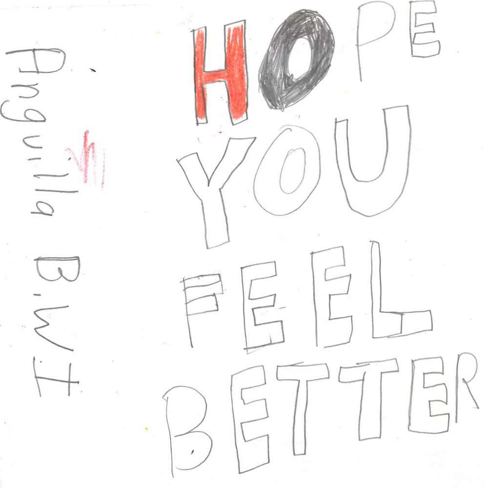 Card from Student in Anguilla 