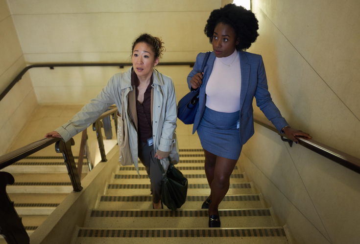 Eve Polastri en Elena Felton (Sandra Oh en Kirby Howell-Baptiste) - (c) BBC America