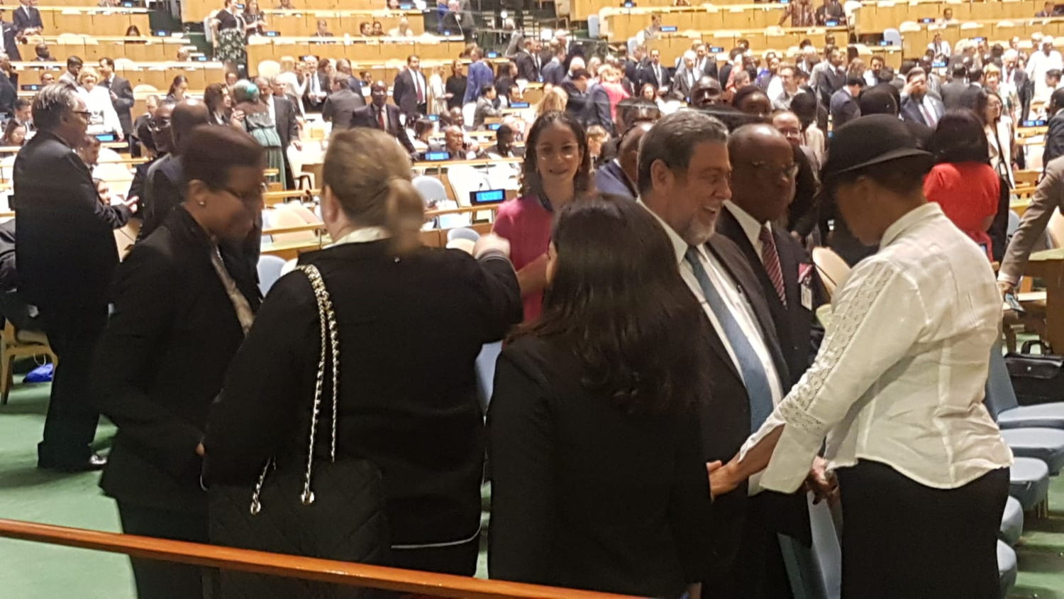 Prime Minister of Saint Vincent and the Grenadines, Dr. the Hon. Ralph Gonsalves, at the UN Security Council.