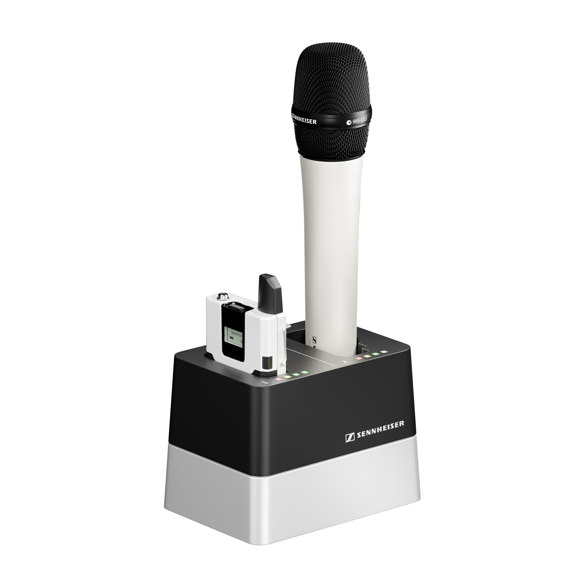 Sennheiser’s new CHG 2N two-bay network charger for SpeechLine Digital Wireless transmitters will benefit education institutions that require smaller setups in their seminar rooms and lecture halls