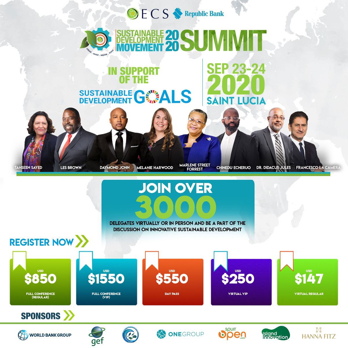 The OECS Republic Bank Business Model Competition is a feature of the Sustainable Development Movement scheduled for September 23-24, 2020. Click the image above to learn more about the #Movement and register.