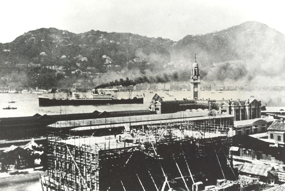 The Peninsula Hong Kong under construction in 1925