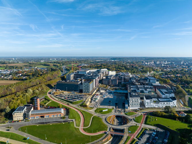 Luchtfoto campus Gasthuisberg (west)