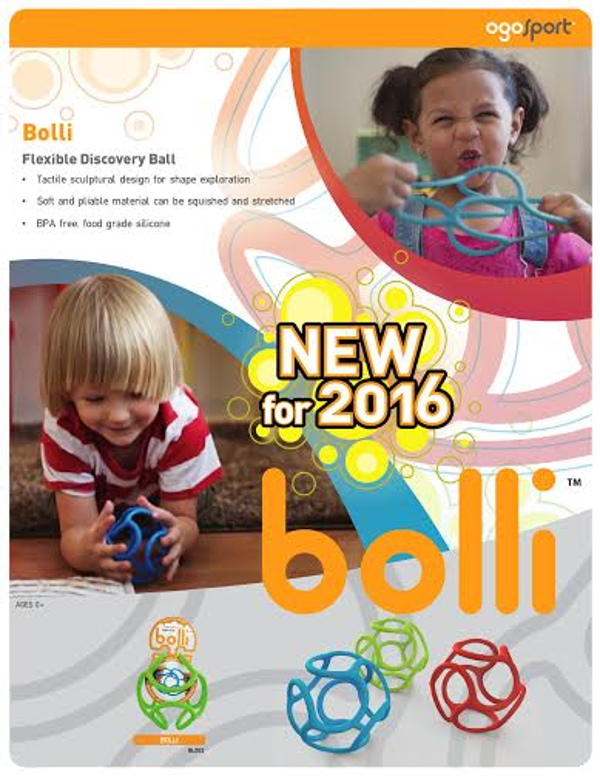 OgoSport Enters Infant Market with Bolli, a Flexible Discovery Ball Safe for Teething