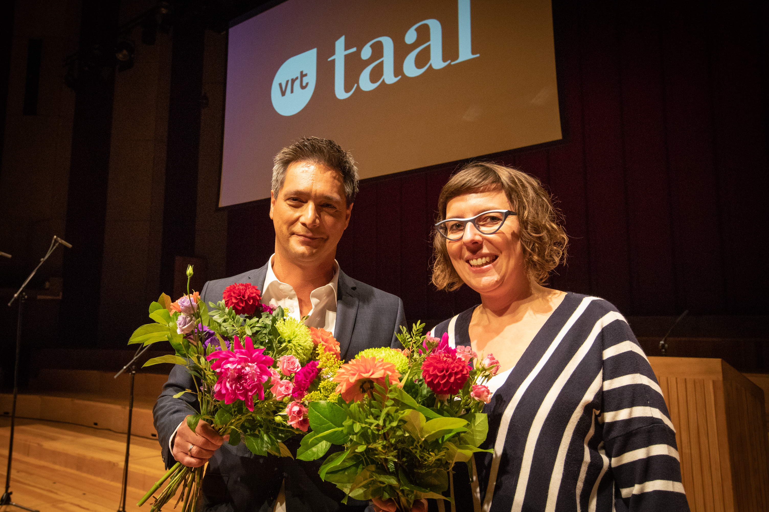 Stef Wauters en Charlotte Crul © VRT Stef Wauters en Charlotte Crul © VRT