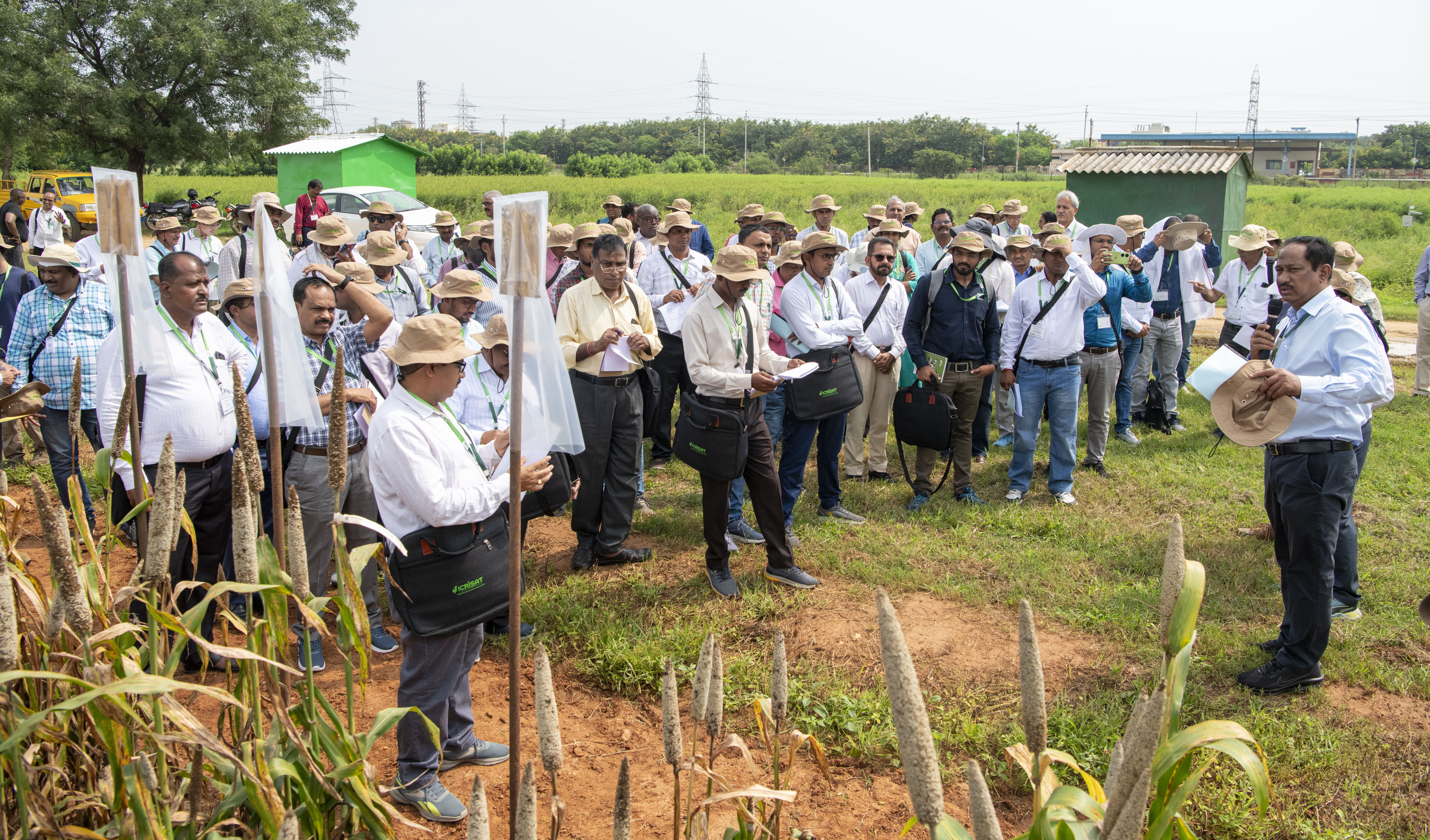 Dr SK Gupta guides the participants.