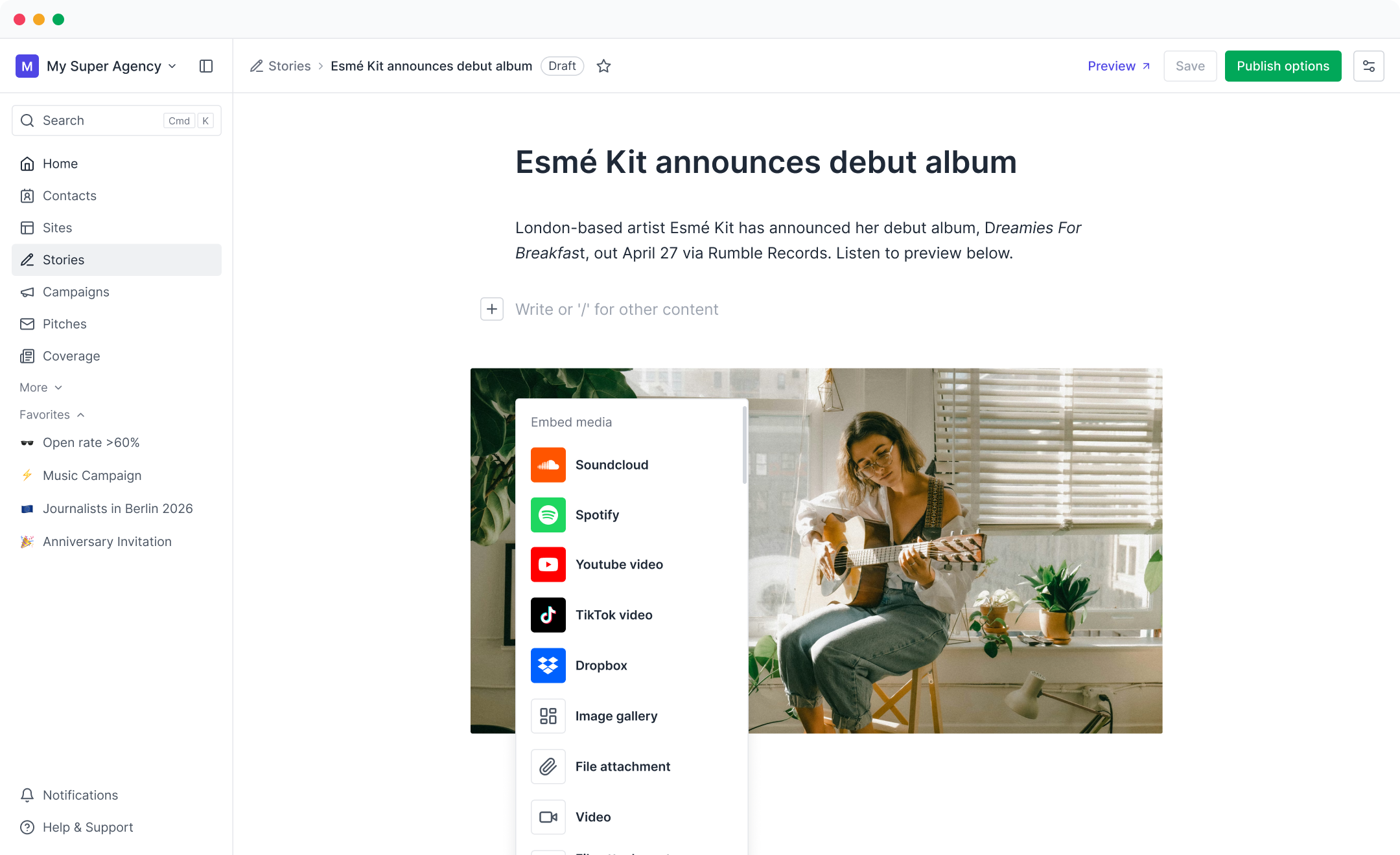 EPKs that *get you heard*