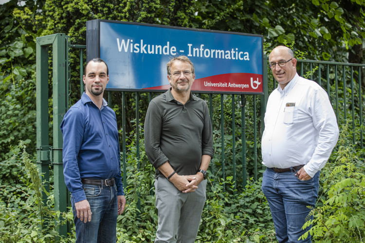 Geert-Jan Van den Bogaerde (CTO Garvis) & Piet Buyck (CEO Garvis) & Prof. Serge Demeyer (Department of Mathematics and Computer Science at the University of Antwerp)
