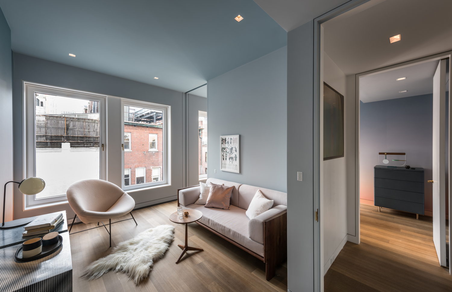 View of fifth floor. Photo by Alan Tansey.