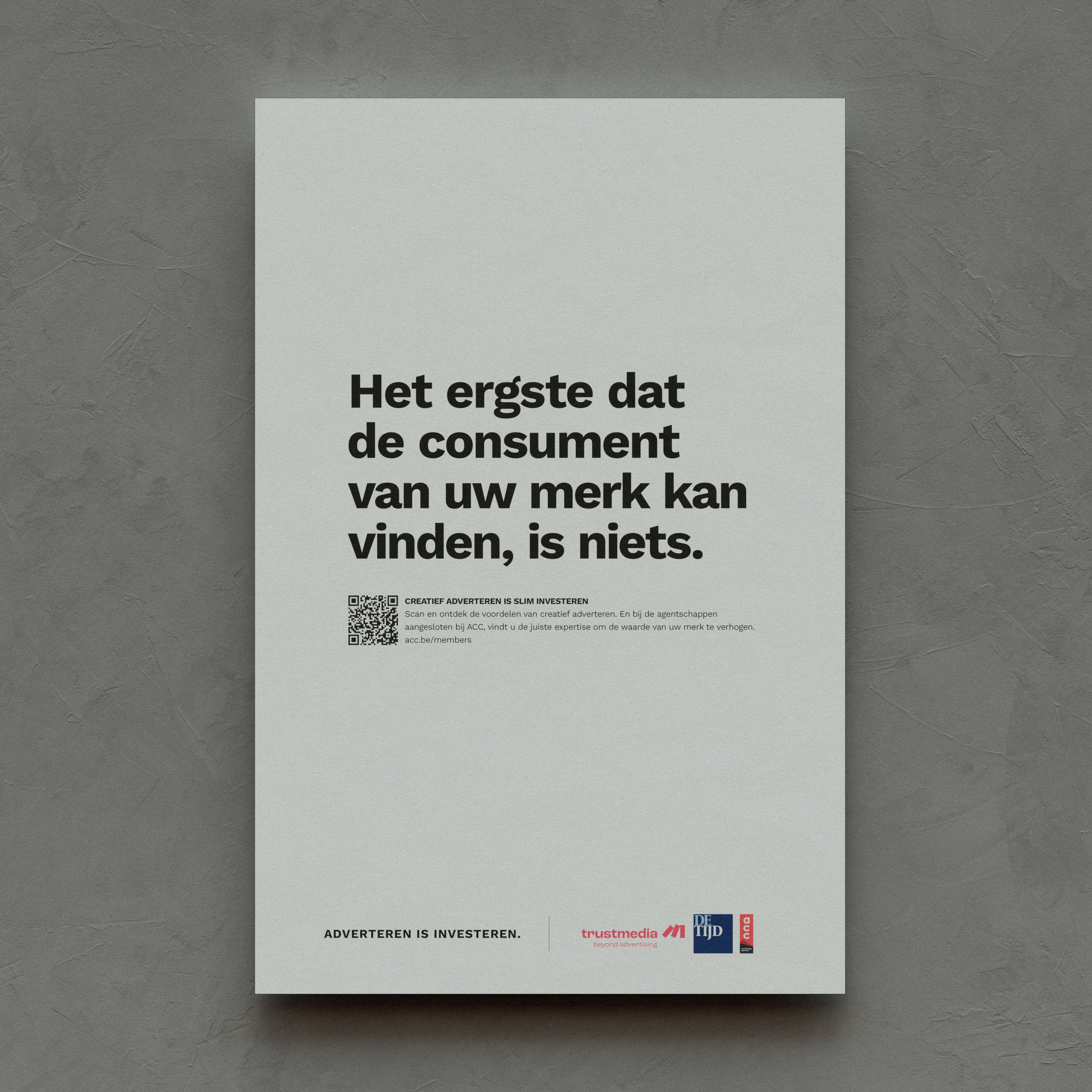 ACC en AKQA Brussels lanceren tweede golf van “Adverteren als investeren”
