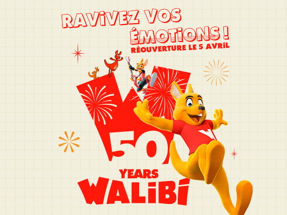 Walibi souffle ses 50 bougies avec Hungry Minds
