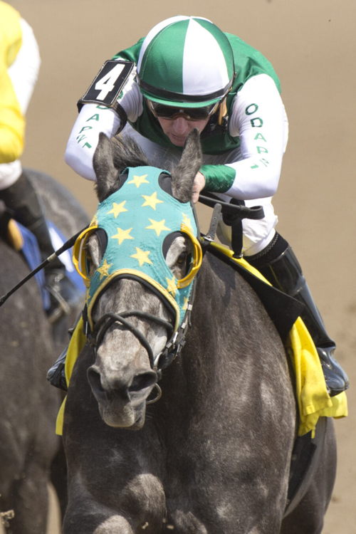 Gary Boulanger in May 2022 at Woodbine. (Michael Burns Photo)