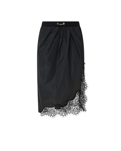 PINKO FW25 CIPRIANA GONNA TAFFETAS CON PIZZO EUR295