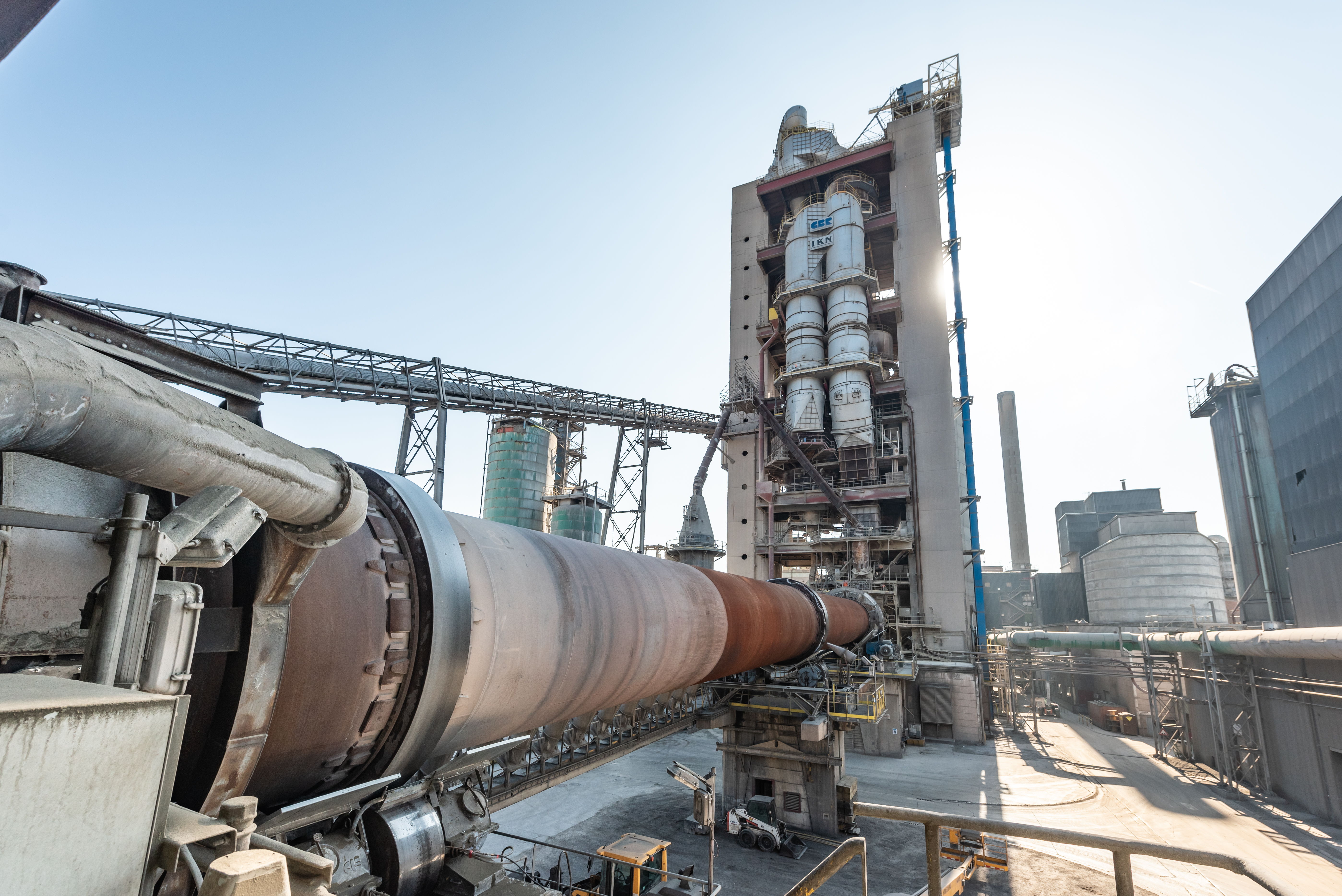 De oven van de Antoing cementfabriek - waar Anthemis is gepland - is een van de meest efficiënte ter wereld