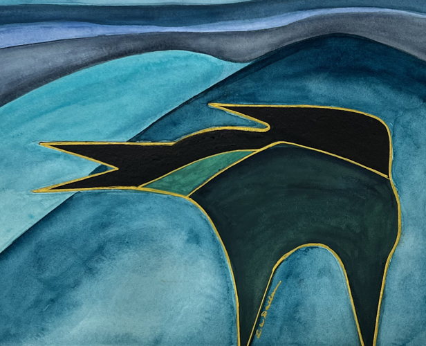 Leslie Waugh Dallam Mountain Crow