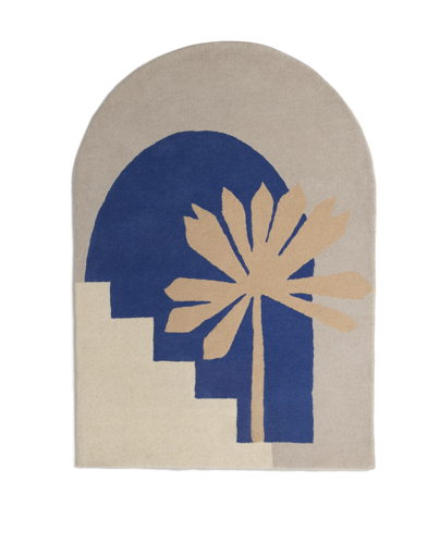 Habitat Mediterranean Arch Wool Palm Rug, £110