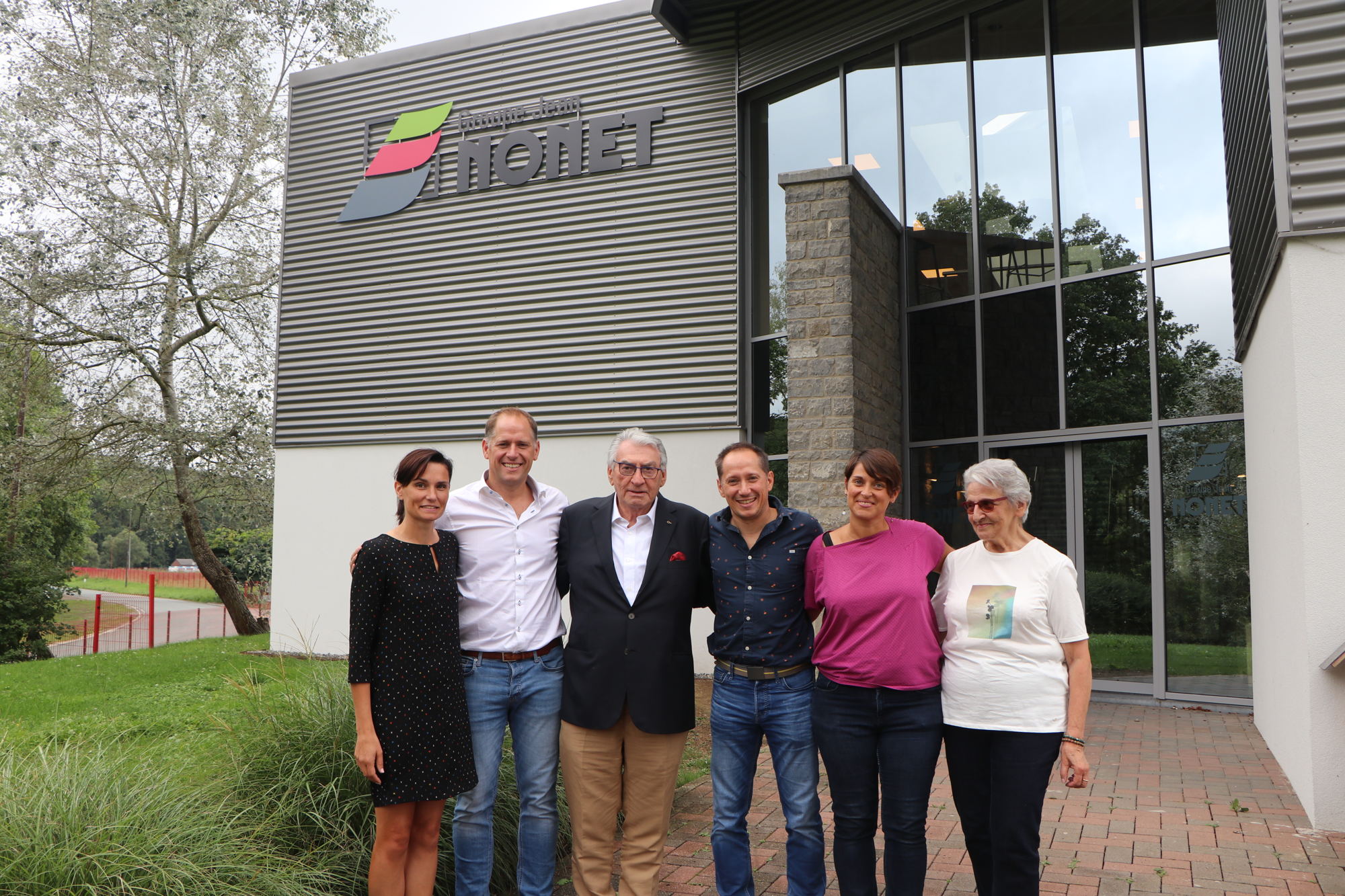 Claire Nonet, SImon Nonet, Antoine Guisse, François Nonet, Marie Nonet et Simone Manne 
