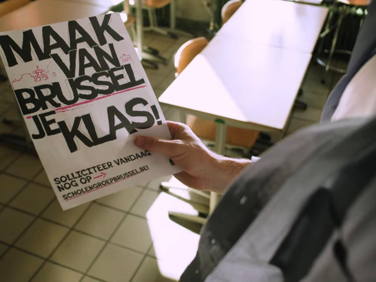 Campagne 'Maak van Brussel je klas' wil positief bijdragen aan de aanpak van het lerarentekort in Brussel
