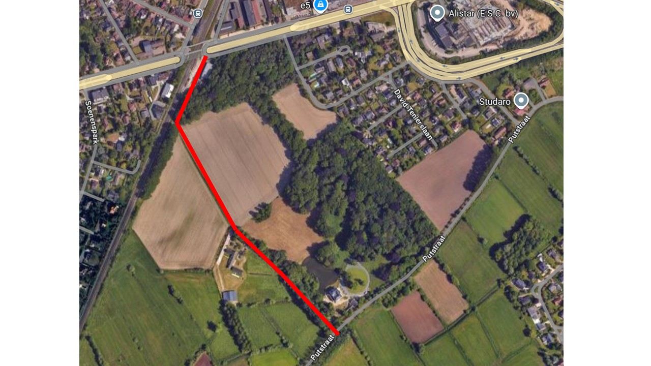 Het Sequioapad zorgt voor een nieuwe verbinding tussen de Putstraat en de Kortrijksesteenweg