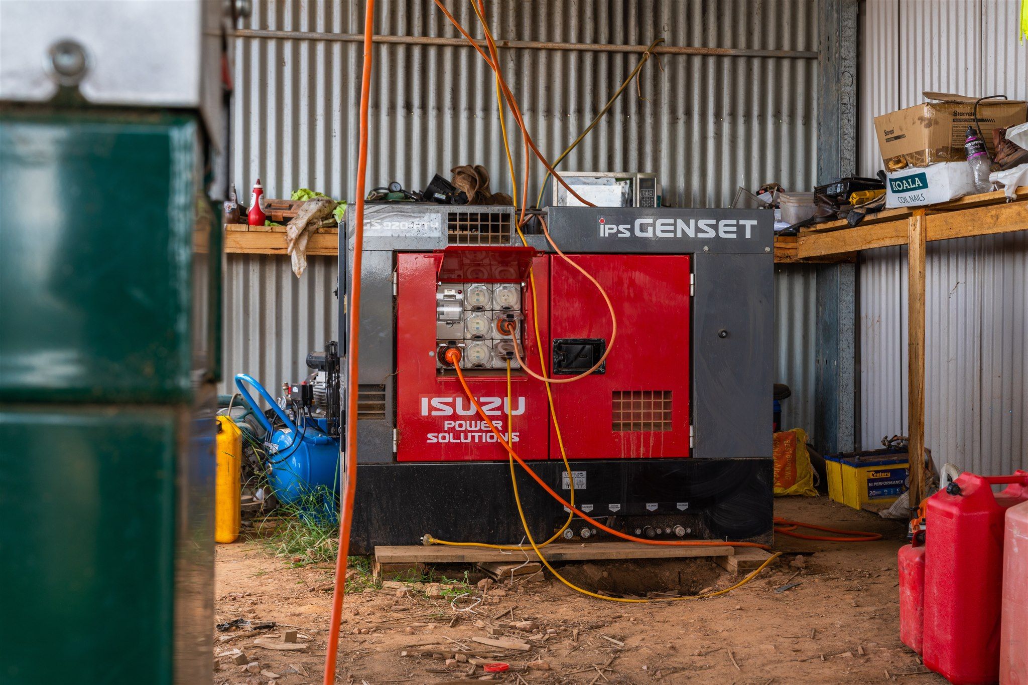 The First Class Firewood Isuzu Power Solutions GS020PTY generator set