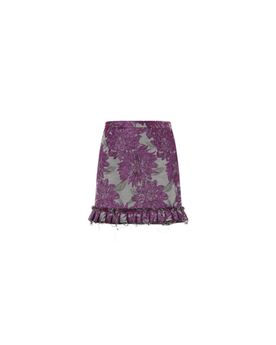 PINKO FW25 INES GONNA BROCCATO FIORI EUR195