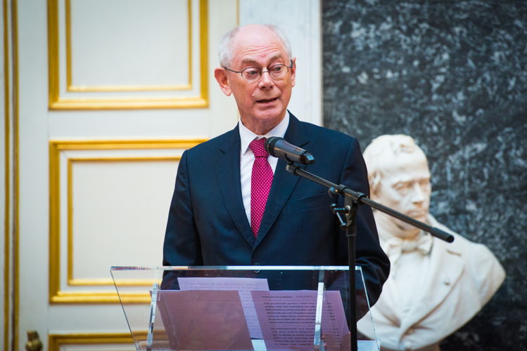 Voorzitter Raad van Bestuur Francqui-Stichting, Herman Van Rompuy ©Dann