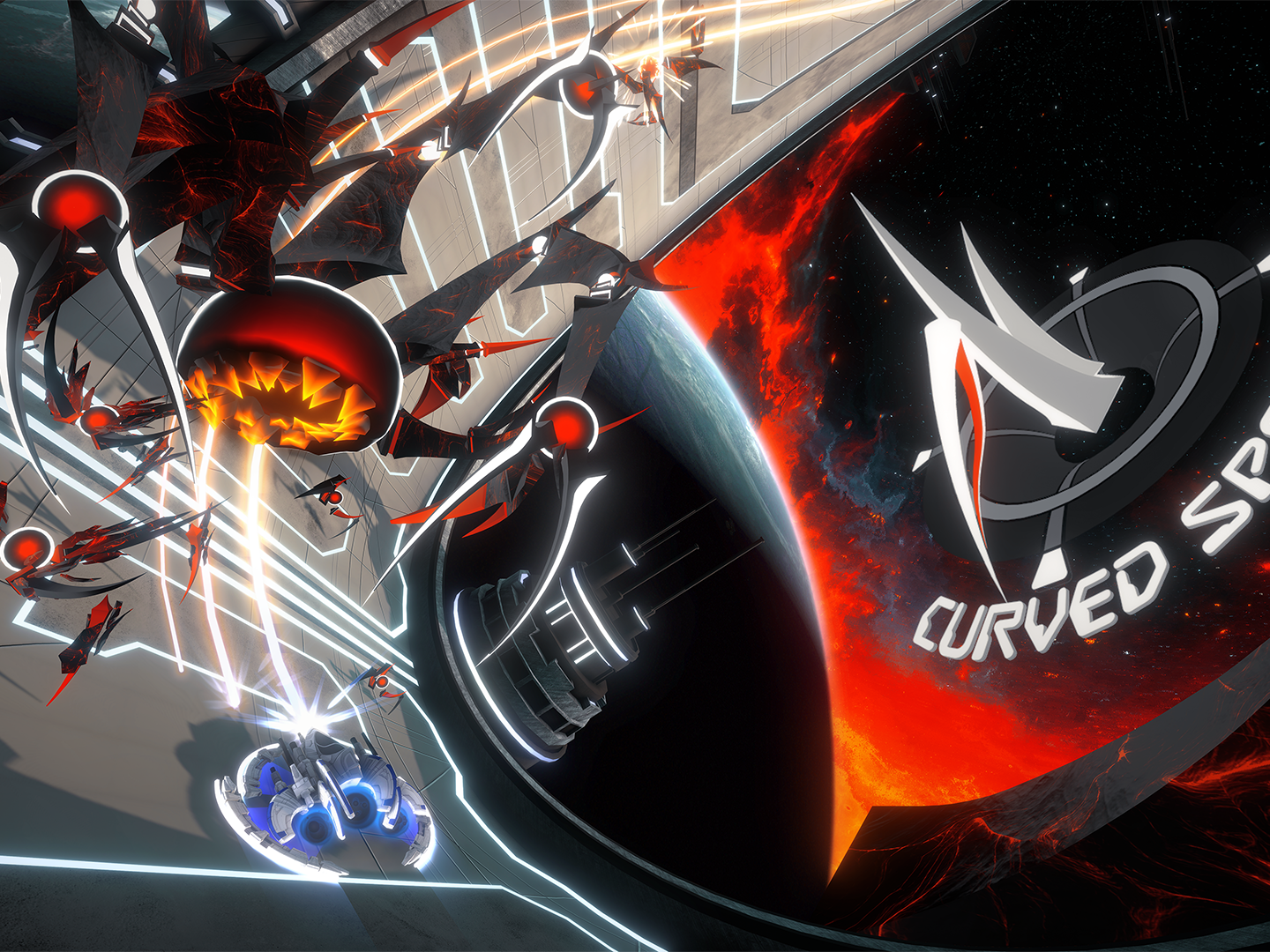 [Demo live on Xbox One & Steam] Curved Space targets arcade precision